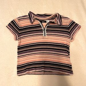 BDG striped crop top